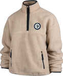 47 NHL Women's Winnipeg Jets Snowbird Quarter Zip Soft Hoodie - Cream