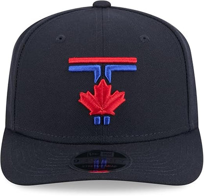 New Era 9SEVENTY MLB Toronto Blue Jays City Connect Adjustable Stretch Snapback Hat - Navy