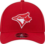 New Era MLB Toronto Blue Jays Scarlet 9FORTY A-Frame Adjustable Snapback Hat - Red/White