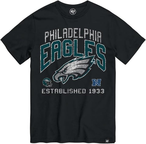 47 Philadelphia Eagles NFL Turned Up T-Shirt - Black