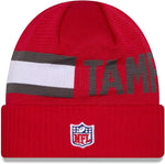 New Era NFL Tampa Bay Buccaneers 2024 Cold Weather Tech Knit Beanie - Red