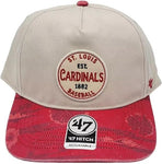 47 MLB St Louis 1882 Fiji Hitch Adjustable Snapback Hat - Natural/Red