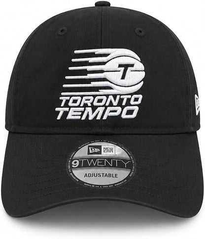 New Era 9TWENTY WNBA Toronto Tempo Script Adjustable Strap Hat - Black