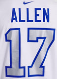 Nike Men's NFL Buffalo Bills Josh Allen 2025 Rivalries Collection Name and Number T-Shirt - White