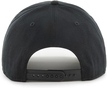 ‘47 NHL Shot Hitch 100th Anniversary Side Patch Snapback - Black and White