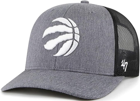 47 Trucker NBA Toronto Raptors Mesh Back Adjustable Hat - Carbon