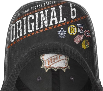 American Needle NHL Original Six Adjustable Raglan Hat - Grey