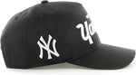 47 MLB New York Yankees Attitude Hitch Adjustable Snapback Hat - Black