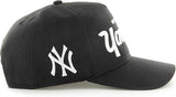 47 MLB New York Yankees Attitude Hitch Adjustable Snapback Hat - Black