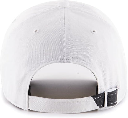 47 MLB New York Yankees White Noise Clean Up Adjustable Hat - White/Charcoal
