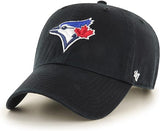 47 Men's Toronto Blue Jays Black Clean Up Adjustable Hat - One Size