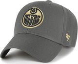 47 NHL Edmonton Oilers MVP Adjustable Snapback Hat Smoke Show - Grey