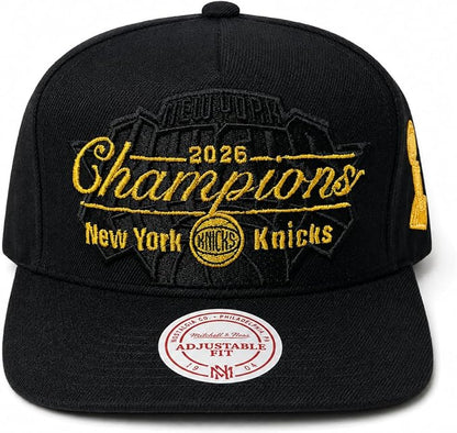 Mitchell & Ness NBA New York Knicks 2026 Championship Adjustable Snapback Hat - Blue (Copy)