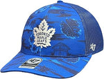 47 NHL Toronto Maple Leafs Fiji Trucker Adjustable Snapback Hat - Blue