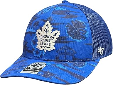 47 NHL Toronto Maple Leafs Fiji Trucker Adjustable Snapback Hat - Blue