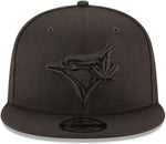 New Era 9FIFTY MLB Toronto Blue Jays Adjustable Snapback Hat - Black / Black