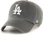 47 Clean Up MLB Los Angeles Dodgers Adjustable Hat Cap - Graphite