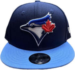New Era Youth 9FIFTY MLB Toronto Blue Jays Alternate Snapback Hat - Navy/Light Blue