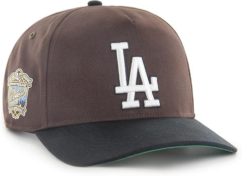 47 MLB Los Angeles Dodgers Sure Shot TT Hitch Adjustable Snapback Hat - Dark Chocolate