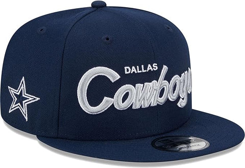 New Era NFL Dallas Cowboys Main Script 9FIfty Snapback Cap