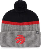 '47 NBA Toronto Split Shadow Cuff Knit Toque - Grey/Black