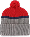 47 NHL Montreal Split Shadow Cuff Pom Knit - Grey/Red