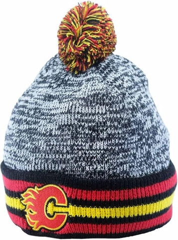 American Needle NHL Calgary Flames Granite Cuffed Knit Hat