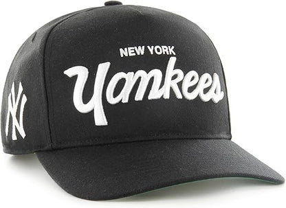 47 MLB New York Yankees Attitude Hitch Adjustable Snapback Hat - Black