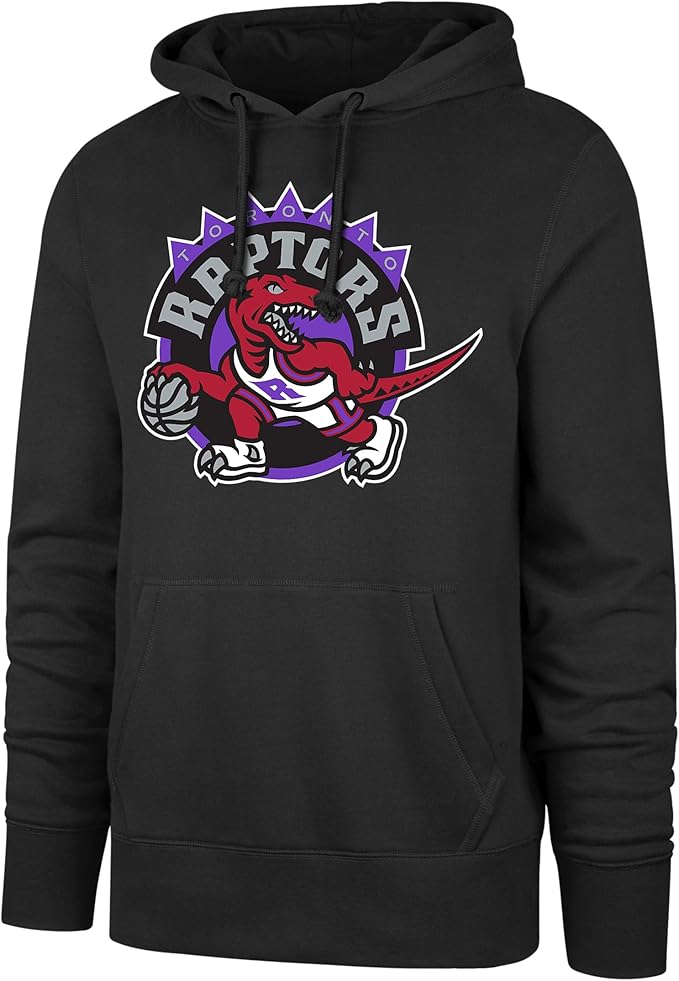 47 NBA Toronto Raptors Imprint Dino Logo HWC Fleece Hoodie - Black
