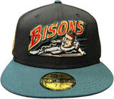 New Era 59FIFTY MiLB Buffalo Bisons Fitted Hat - Black/Green