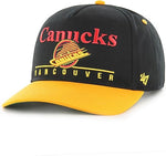 '47 NHL Vancouver Canucks (Skate) Super Hitch Adjustable Snapback Hat - Black/Yellow