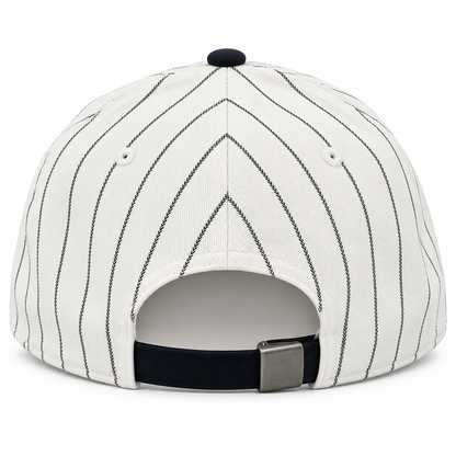 Nike MLB Boston Red Sox Pinstripe Pro Cap Adjustable Hat – White/Navy