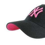47 MLB New York Yankees Cotton Candy Clean Up Hat - Black/Pink