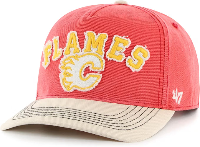 47 NHL Calgary Flames Calderwood Hitch RF Adjustable Snapback - Red/White