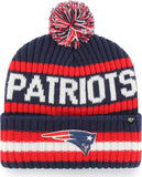 '47 New England Bering Cuffed Knit Hat with Pom - Navy