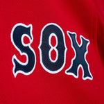 Mitchell & Ness Men's MLB Boston Red Sox David Ortiz #34 Authentic 2004 Cooperstown Batting Practice Button-Up Jersey - Red