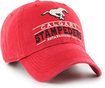 47 Clean Up CFL Calgary Stampeders Vernon Adjustable Hat - Red