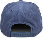 American Needle NHL Seattle Kraken Corduroy Valin Adjustable Snapback Cap - Blue
