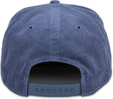 American Needle NHL Seattle Kraken Corduroy Valin Adjustable Snapback Cap - Blue