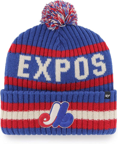 '47 MLB Montreal Expos Bering Cuffed Knit Toque - Blue