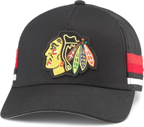 American Needle NHL Chicago Blackhawks Hotfoot Adjustable Snapback Hat - Black