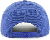 47 NHL Quebec Nordiques Double Header Corduroy Hitch Adjustable Snapback Hat - Blue