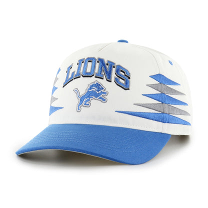 47 NFL Detroit Lions Diamond Hitch RF Adjustable Snapback Hat - White