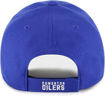 '47 NHL Edmonton Oilers Two Tone MVP Adjustable Hat - Blue/Orange