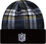 New Era Men's NFL Baltimore Ravens Sideline Statement Cuffed Knit Hat- Black