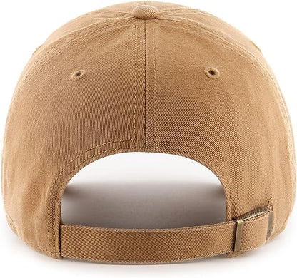 New York Yankees Dune Black Logo Clean up Adjustable Hat Cap