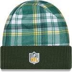 New Era Men's NFL Green Bay Packers Sideline Statement Cuffed Knit Hat- Green