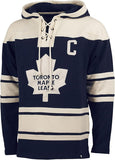 '47 Men's Wendel Clark Toronto Maple Leafs Lacer Pullover Hoodie - Navy