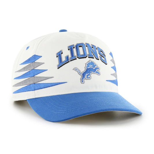 47 NFL Detroit Lions Diamond Hitch RF Adjustable Snapback Hat - White