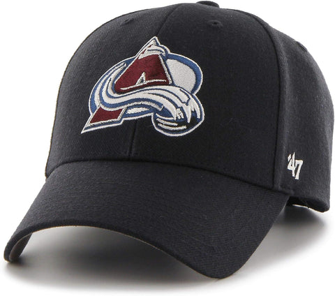 Colorado Avalanche '47 NHL MVP Structured Adjustable Strap One Size Fits Most Black Hat Cap